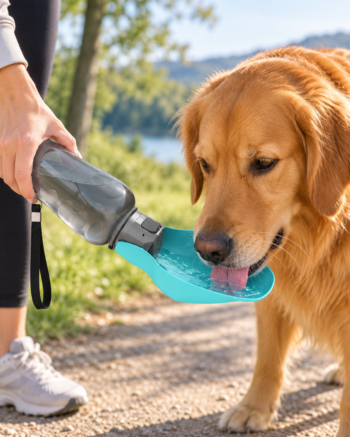 Botella Portátil para Perros 800 ml