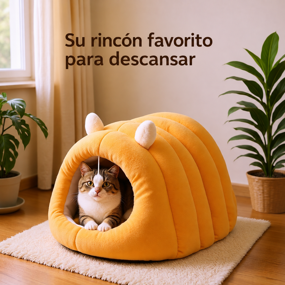 Cama acogedora para gatos